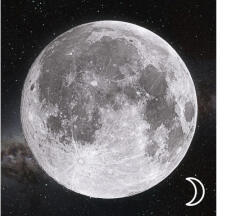  Mapcards 3D Hűtőmágnes 75x75 mm Hold (MCG07)