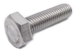  Hatlapfejű tövigmenetes csavar M4x8mm DIN 933 A2 rozsdamentes (KOE-9334081)