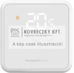 Honeywell DT4M fehér vezetékes moduláló (Opentherm) szobatermosztát, Evohome rendszerhez, fűtés/hűtés (DT41MWT30)