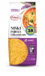 Pol-Mak Alacsony glikémiás indexű félmak tészta Ig 38 Szál típus Súly 250g (MAKARON NITKI 250g POLMAK)