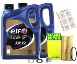Mann-Filter Olajszűrő Mann Hu 6011 Z olaj 5W30 Elf Nissan Interstar, NV400 2.3 dci