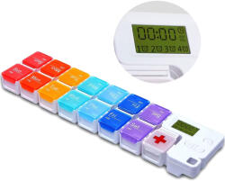 Carejoy Heti gyógyszeradagoló doboz időzítővel (HGYI-02)