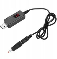  Usb A DC 5, 5/3, 5mm tápkábel, Step-up 5V-ról 9V/12V-ra