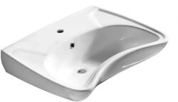 SAPHO Disabled Mosdókagyló 60x46 cm mozgáskorlátozottak számára, túlfolyóval 1 lyukkal (KOM-UMY-NIEP-59X45,5)
