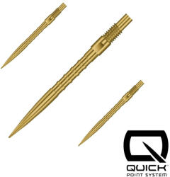 Harrows Darts fémhegy Harrows Quick Point HM Grip arany, 26mm