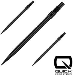 Harrows Darts fémhegy Harrows Quick Point Micro Grip fekete, 35mm