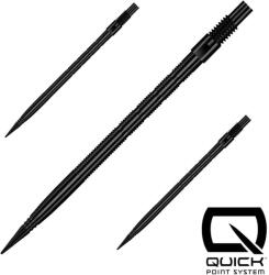 Harrows Darts fémhegy Harrows Quick Point Micro Grip fekete, 40mm