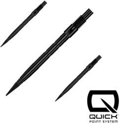 Harrows Darts fémhegy Harrows Quick Point Micro Grip fekete, 26mm