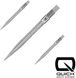 Harrows Darts fémhegy Harrows Quick Point Micro Grip ezüst, 26mm