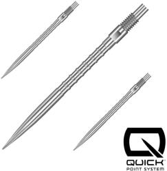 Harrows Darts fémhegy Harrows Quick Point HM Grip ezüst, 35mm