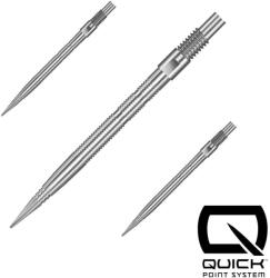 Harrows Darts fémhegy Harrows Quick Point Micro Grip ezüst, 30mm