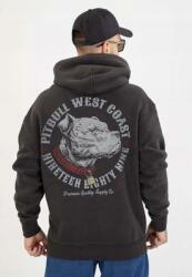 Pitbull Pit Bull kapucnis pulóver Strenght & Respect washed dark graphite (125085181002)