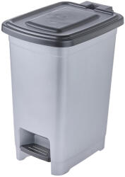 keeeper OLAF pedálos szemetes 10L - Ezüst/Szürke (1031316000000)