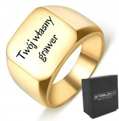 STEELOVA Elegáns Szignó Gravírozással , logo méret20 Felirattal (OS1170)