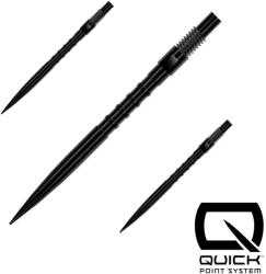 Harrows Varf darts Harrows Quick Point HM Grip negru, 30mm (QPB0011)