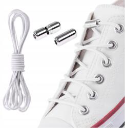  Cipőfűző Kötés Nélkül Rugalmas 100cm Fehér Gumi Cipőfűző (BUTY TREKKINGOWE SPORTOWE DLA DZIECKA DZIECI)