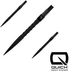 Harrows Varf darts Harrows Quick Point HM Grip negru, 26mm (QPB0010)