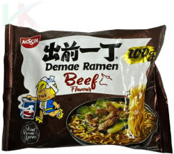 Nissin Demae Ramen instant tészta Marha ízű 100g