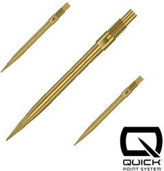 Harrows Varf darts Harrows Quick Point Micro grip auriu, 30mm (QPG0010)