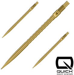 Harrows Varf darts Harrows Quick Point HM Grip auriu, 40mm (QPG0008)