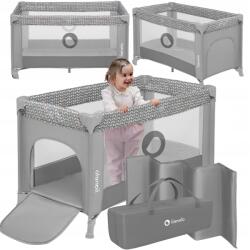 Lionelo Utazóágy babafekhely táska és matrac Lionelo Stefi (LO-STEFI GREY)