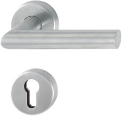 HOPPE AMSTERDAM tűzgátló rozettás kilincsgarnitúra PZ 40-45mm nemesacél matt (SCH-102203612)