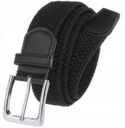  Öv Fonott Nadrág Rugalmas Gumi Férfi Női Fekete 105 cm (Pasek pleciony 105 NO01)