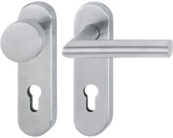 HOPPE AMSTERDAM tűzgátló rövidpajzsos gomb/kilincs garnitúra PZ nemesacél matt (SCH-102244846)