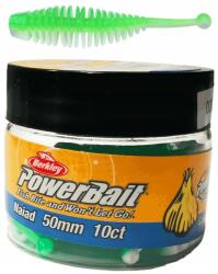 Berkley Gumi Berkley PowerBait Naiad 50mm Green White 10db (1594945)