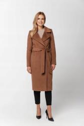  Hosszú gyapjú kabát alpakkával őszi-téli Passero Lara Sötét Camel 48