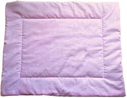  Lapos ovis kispárna -38x48 cm / rózsaszín alapon fehér pöttyös