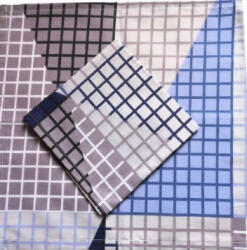  Kockás textil szalvéta 30x30 cm - kék - szürke kockás