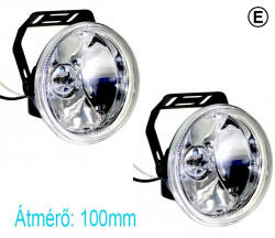 AUTOLIFE Kerek 100mm ködlámpa "E" jeles (KL-HY-048A) (KL-HY-048A)