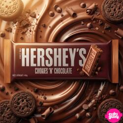 Hershey's Cookies 'n' Chocolate - Tejcsokoládé kekszdarabokkal 40 g