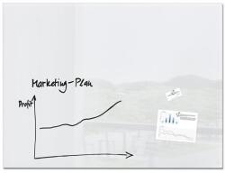 Sigel Mágneses üvegtábla, 120×90 cm, SIGEL „Artverum® fehér (SDGL211)