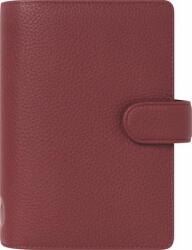 FILOFAX Kalendárium, gyűrűs, betétlapokkal, A5, FILOFAX „Norfolk, bordó (NFX022672)