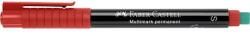 Faber-Castell Alkoholos marker, OHP, 0, 4 mm, FABER-CASTELL „Multimark 1523, piros (TFC152321)