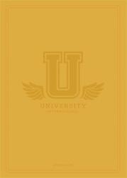 Shkolyaryk Publishing House Füzet, tűzött, A5, kockás, 60 lap, SHKOLYARYK „University International, vegyes (SB605407K)