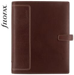 FILOFAX Kalendárium, gyűrűs, betétlapokkal, A5 méret, FILOFAX, „Holborn, barna (NFX025122)