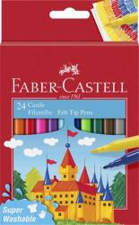 Faber-Castell Filctoll készlet, FABER-CASTELL, 24 különböző szín „Castle (TFC554202)