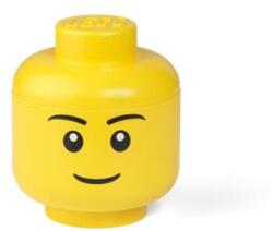 LEGO Tárolódoboz, fej, kicsi, LEGO, Boy (L40311724) - becsiirodaker