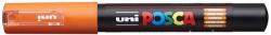 uni Dekormarker, 0, 7-1, 0 mm, UNI „Posca PC-1M, narancs (TUPC1MN)