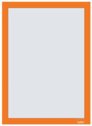 Nobo Posztertábla, fali, A4 méret, műanyag keret, 2 db, NOBO, narancs (VN5695) - becsiirodaker