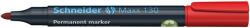 Schneider Alkoholos marker, 1-3 mm, kúpos, SCHNEIDER „Maxx 130, piros (TSC130P)