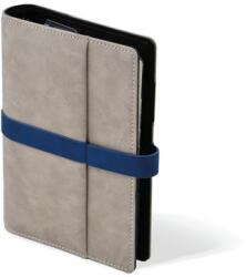 SATURNUS Kalendárium, gyűrűs, betétlapokkal, „M, műbőr, SATURNUS, „225 szürke-kék (NKM225SZK)