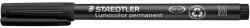 STAEDTLER Alkoholos marker, OHP, 1 mm, STAEDTLER „Lumocolor® 317 M, fekete (TS3179)