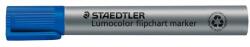 STAEDTLER Flipchart marker, 2 mm, kúpos, STAEDTLER „Lumocolor 356, kék (TS3563)