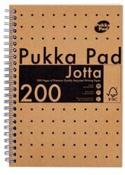 Pukka Pad Spirálfüzet, A5, vonalas, 100 lap, PUKKA PAD „Jotta Kraft (PUP9567)
