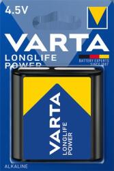 VARTA Elem, 3LR12 lapos elem, 4, 5 V, 1 db, VARTA „Longlife Power (VEHE45V1)