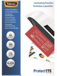 Fellowes Meleglamináló fólia, 175 mikron, A3, fényes, 100 db, FELLOWES (IFW53088)